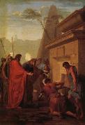 Eustache Le Sueur King Darius Visiting the Tomh of His Father Hystaspes Spain oil painting artist